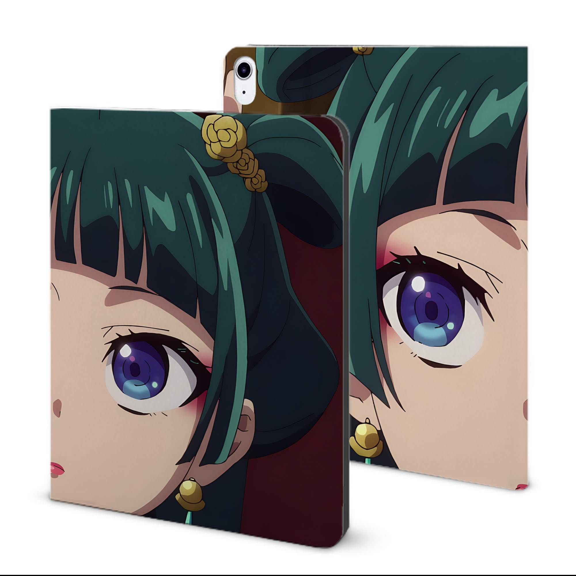 （画像用） 薬屋のひとりごと The Apothecary Diaries IPad ケース ブック型 PUレザー TPU 耐衝撃 軽量 薄型 ペン収納なし 全面保護 IPad 各モデル対応